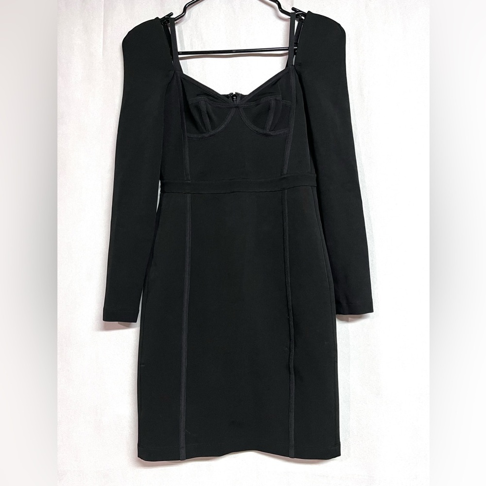 Alexander Wang Long Sleeve Fitted Dress Size 0 - Picture 4 of 6